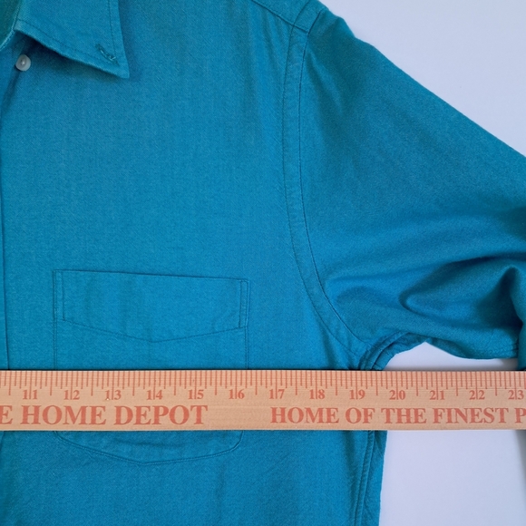 J. Crew Turquoise Casual Button-Down Shirt Size S Cotton - Picture 4 of 6